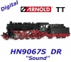HN9067S Arnold TT Parní lokomotiva řady BR 58.40, DR - Zvuk