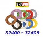 32409 Brawa Thin cable (0,05 mm2), white, 10 m