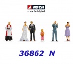 36862 Noch Bride and Groom- 6 Figures, N