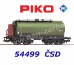 54499 Piko 4-axle Tank Car Type Ra of the  CSD
